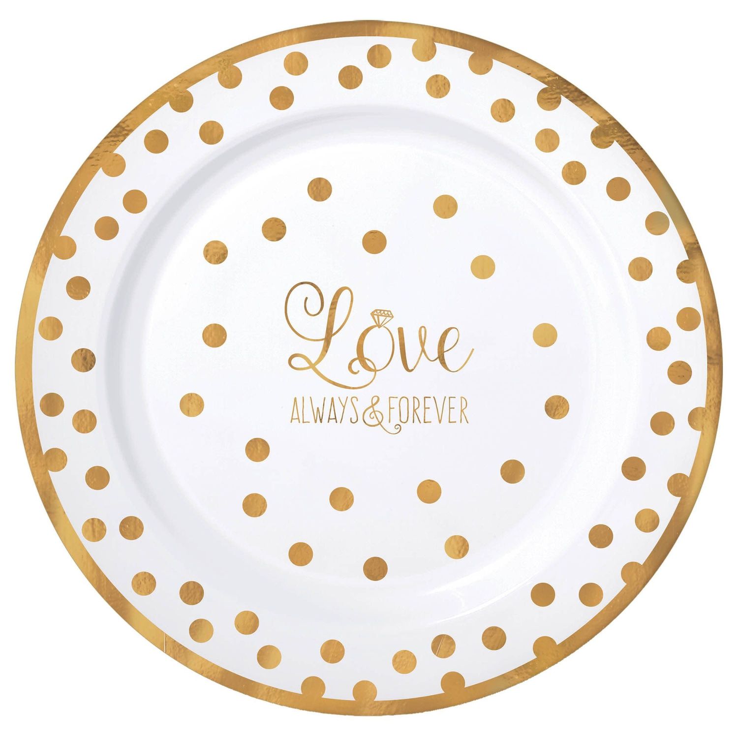 10CT 10in PLATE LOVE