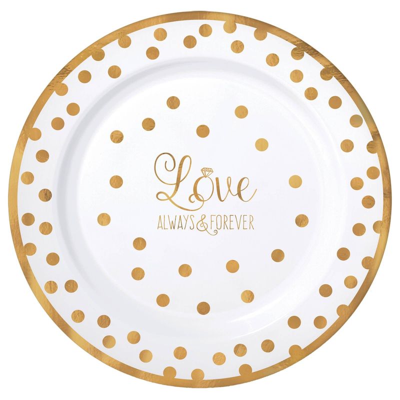 10CT 10in PLATE LOVE