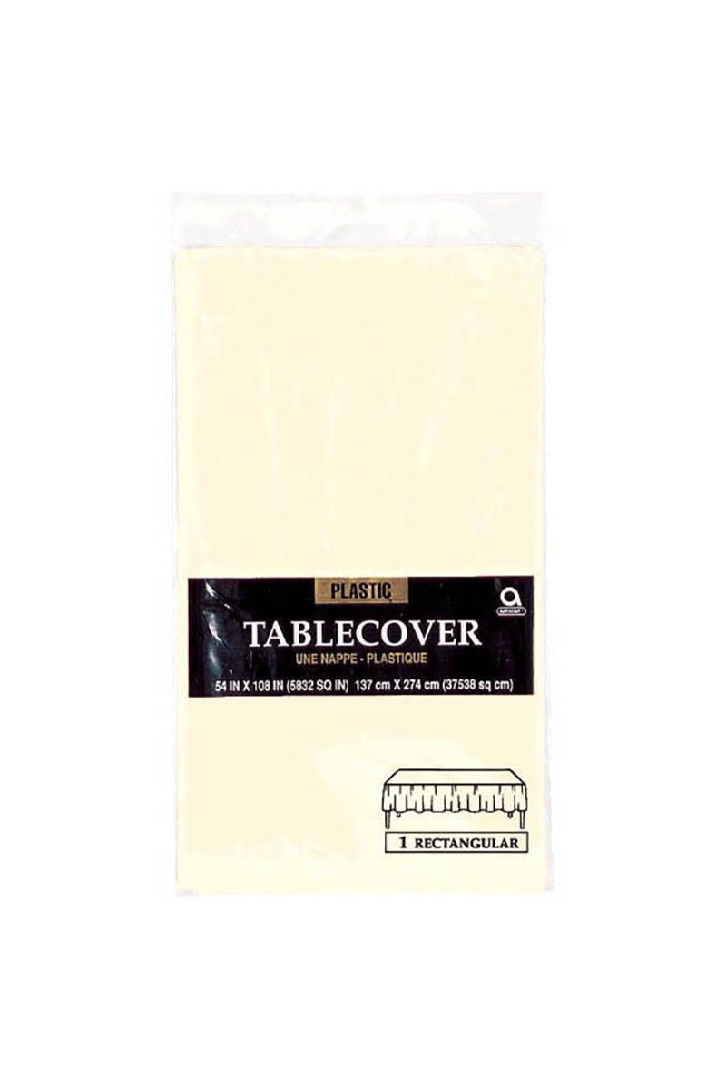 54"X108" PREM RECT VANILLA