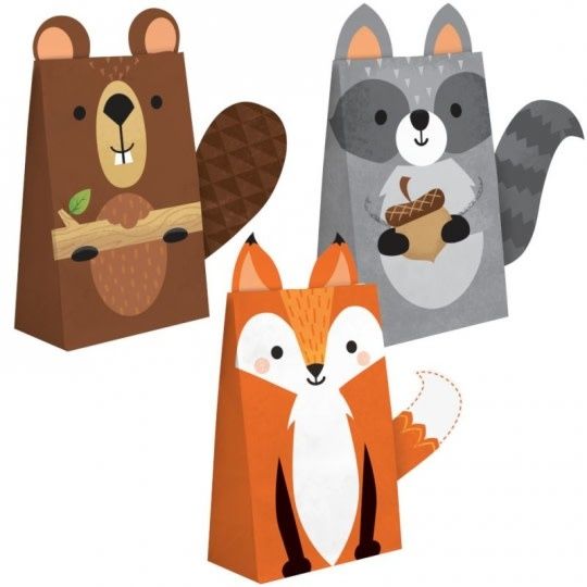 8CT TREAT BAG WILD ONE