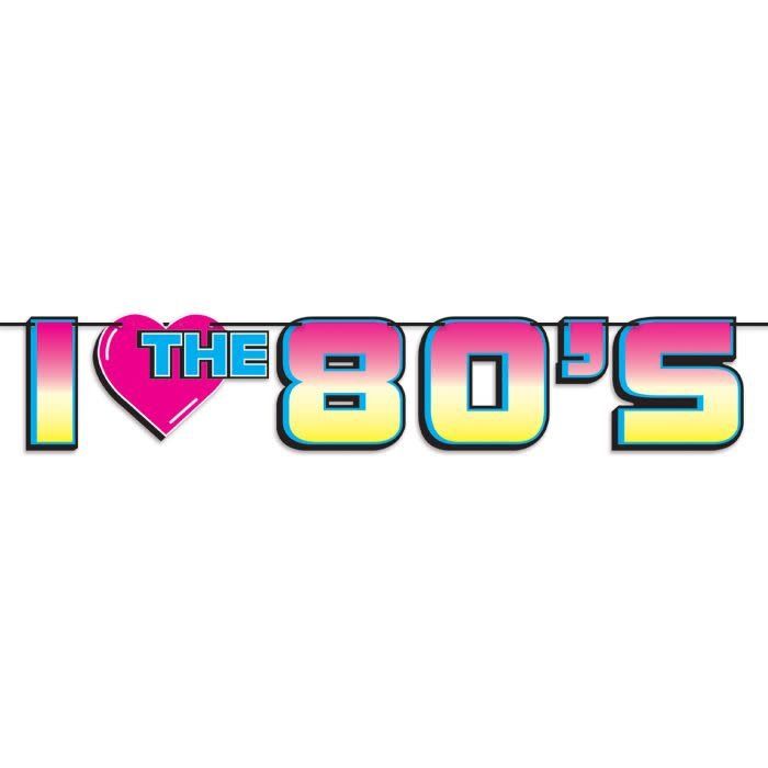 I Love The 80's Streamer