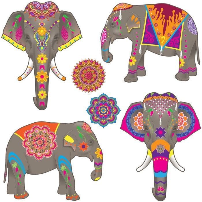 6CT Elephant Cutouts