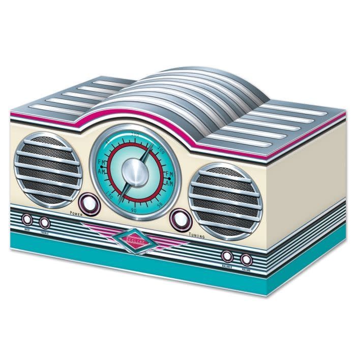 3-D Rock &amp; Roll Radio Centerpiece