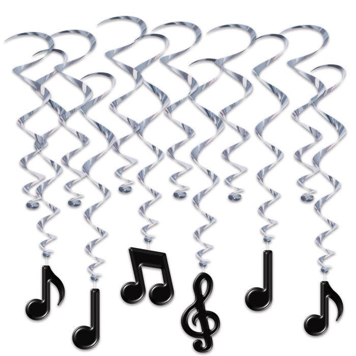 12CT Musical Notes Whirls