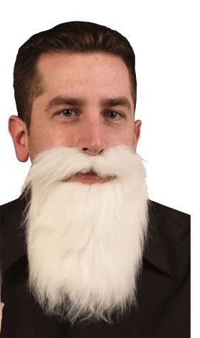 White ​Mustache &amp; Beard