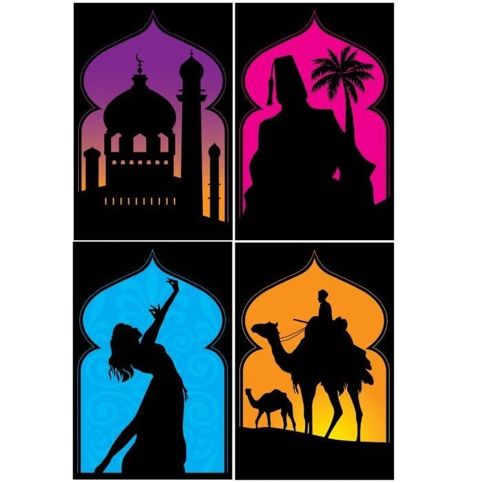4CT ARABIAN NIGHTS SILHOUETTES