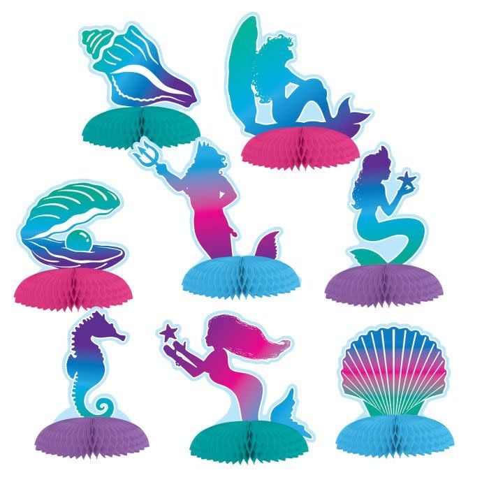 8CT Mermaid Mini Centerpieces