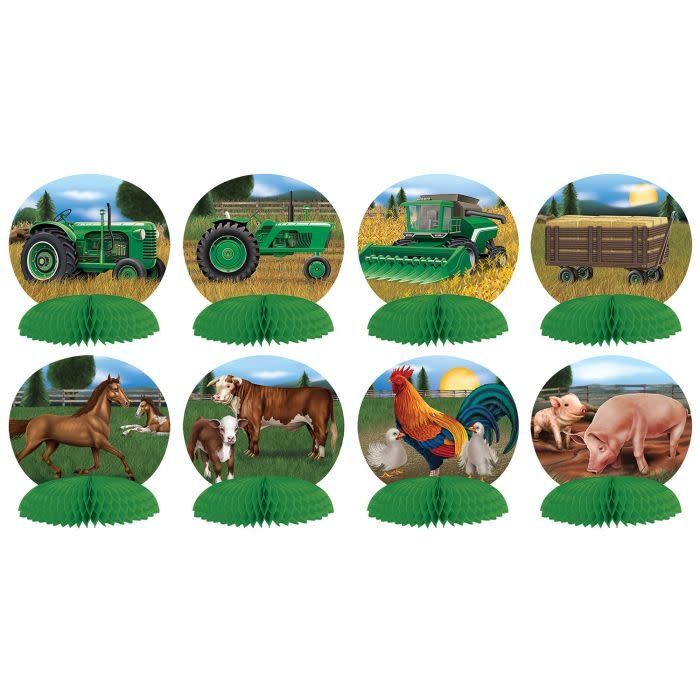 Farm Mini Centerpieces-8 ct
