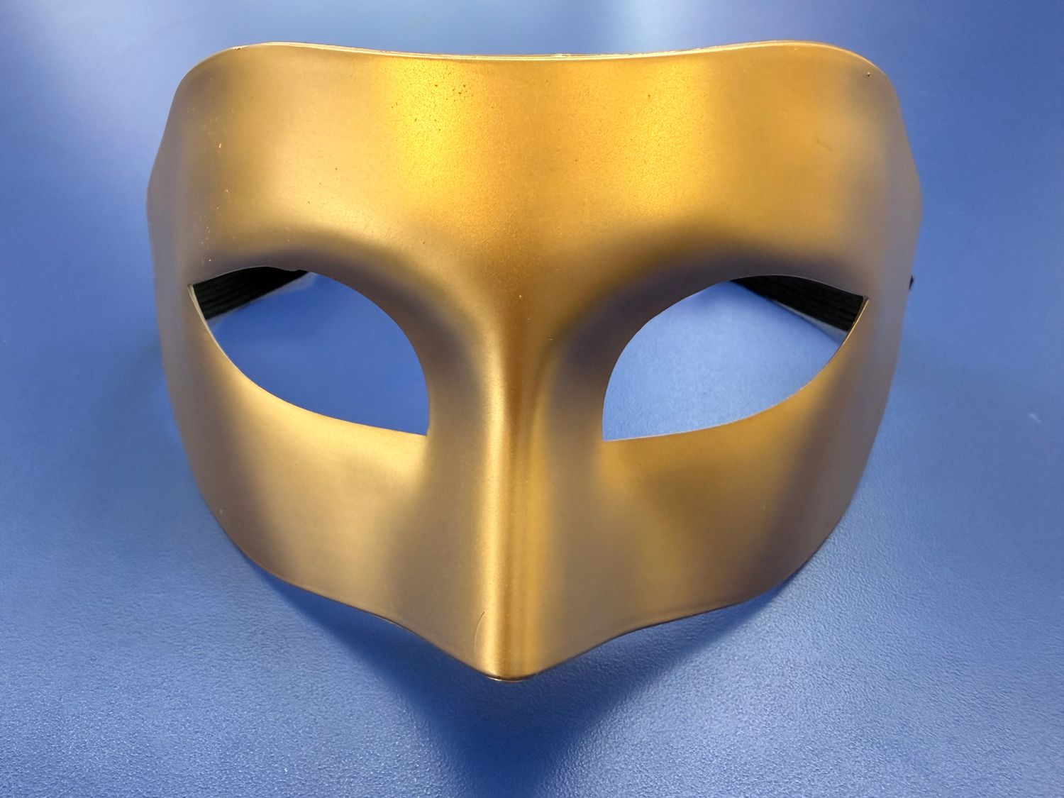 Metallic Gold Half Mask Male
