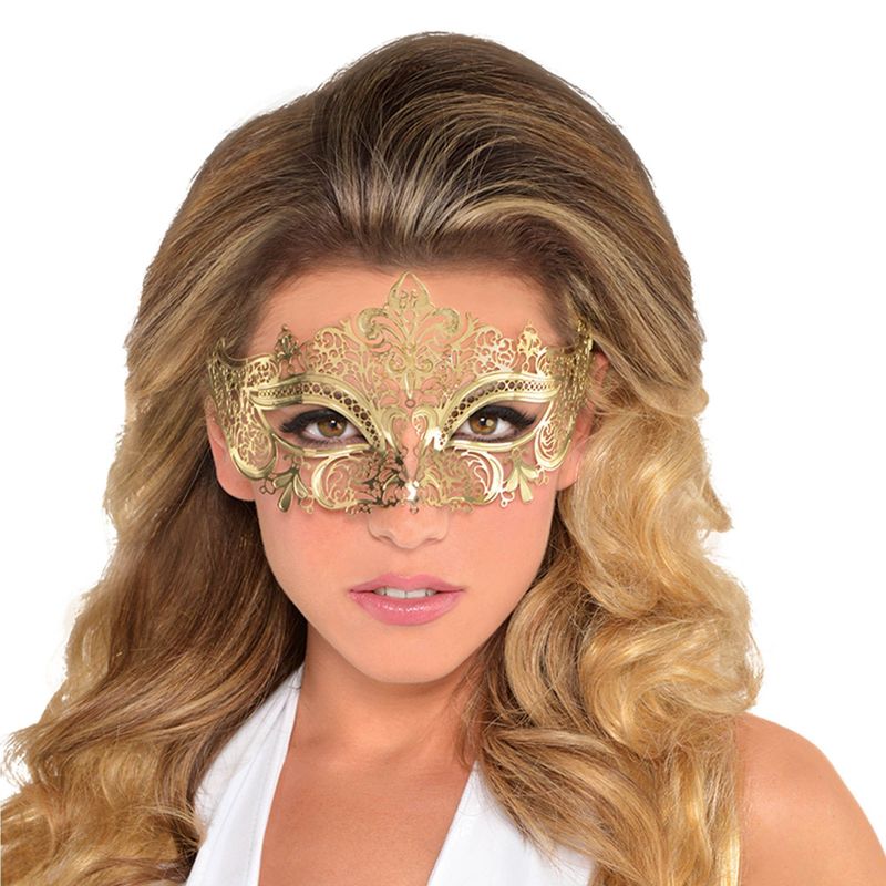 Gold Filigree Mask