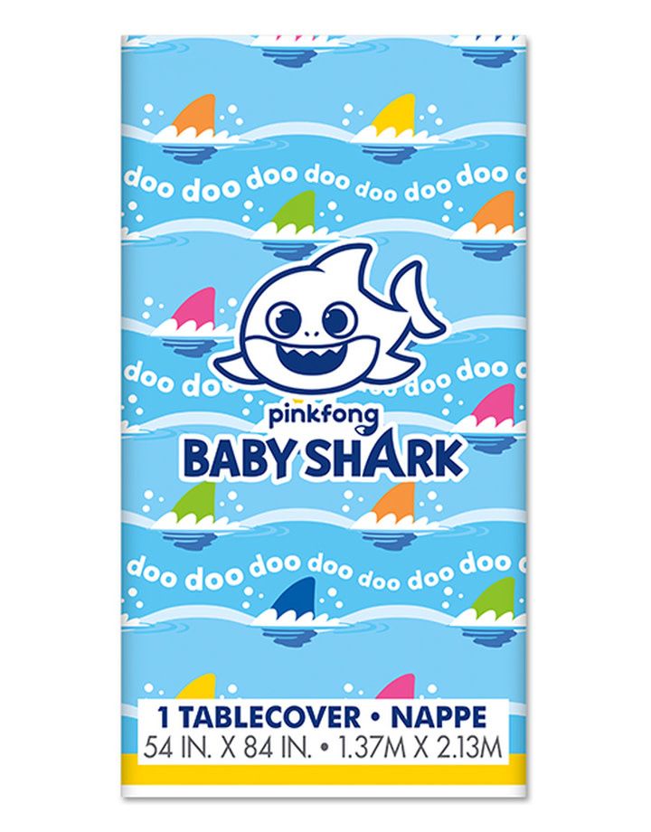 BABY SHARK TABLE COVER