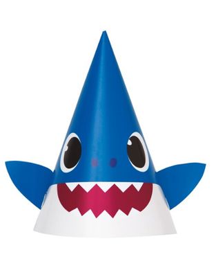 Baby Shark Pop Out Hats - 8 Count
