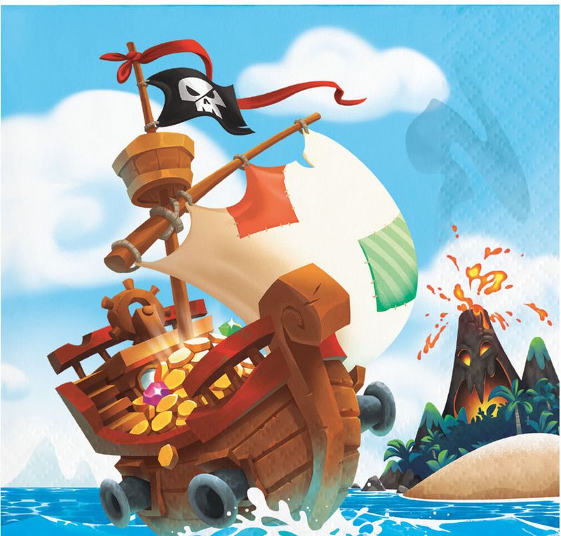 16CT BEV PIRATE TREASURE