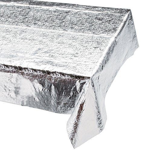TABLE COVER MET SILVER
