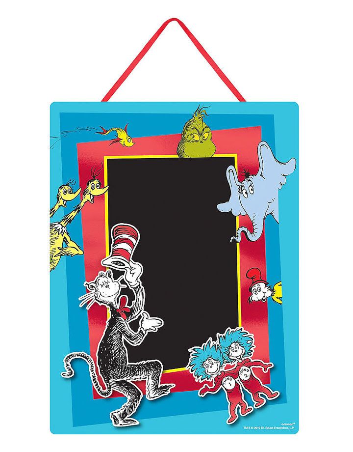 DR. SEUSS CARDBOARD EASEL