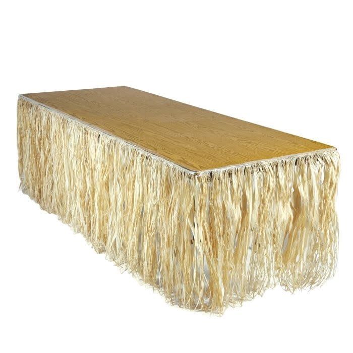 Raffia Table Skirting
