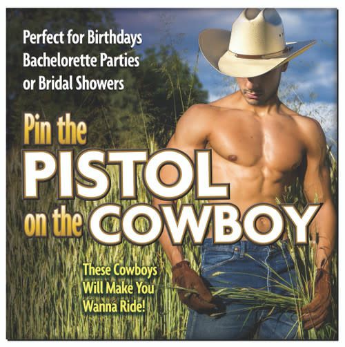 PIN THE PISTOL ON THE COWBOY