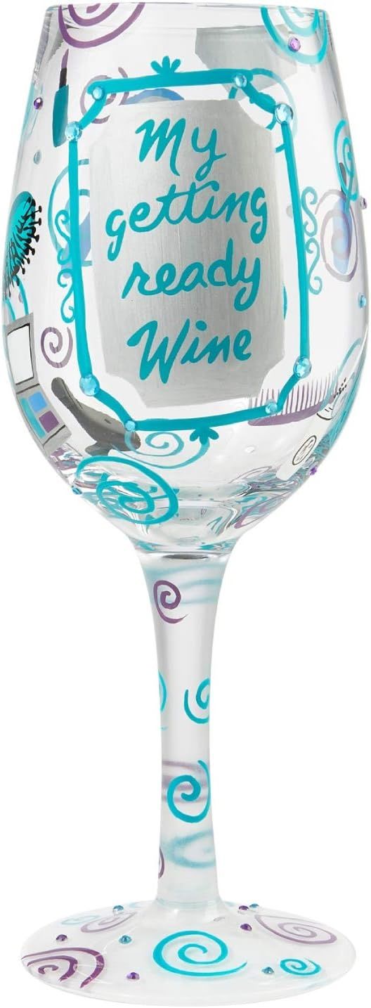 WINE GLASS GETTING READY WINE