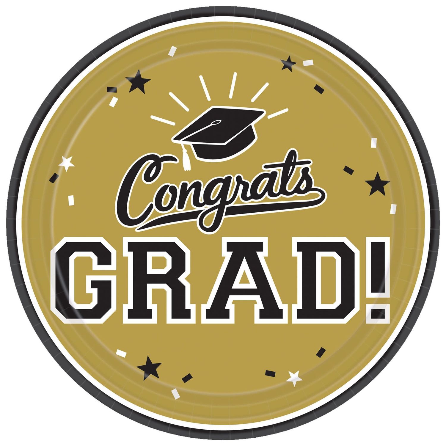 18CT 9IN PLATE SCHOOL COLORS