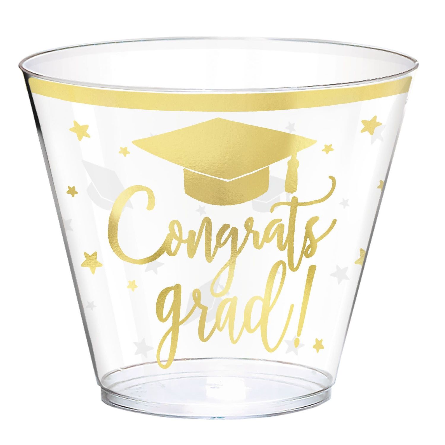 9OZ TUMBLERS GOLD GRAD