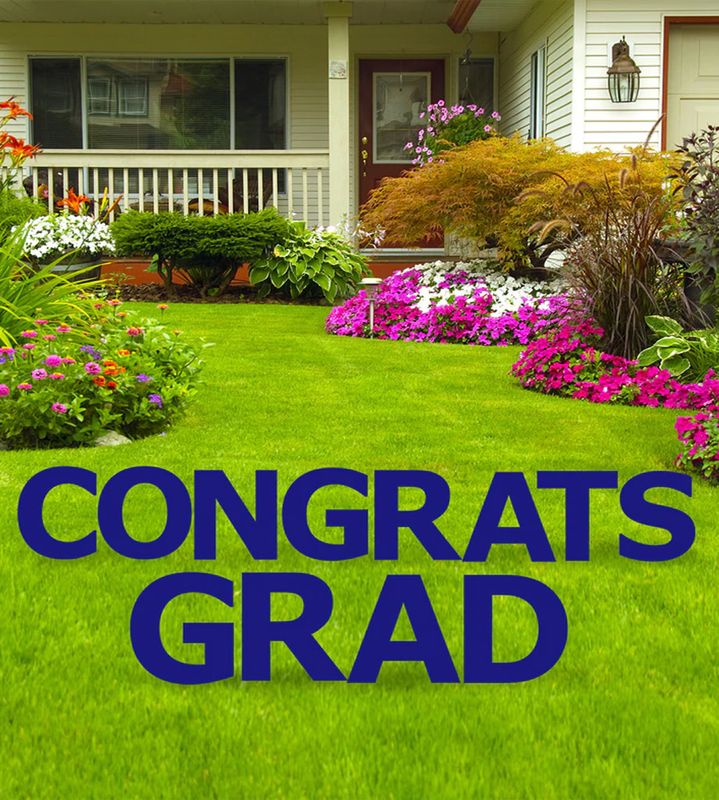 CONGRATS GRAD LETTERS NAVY