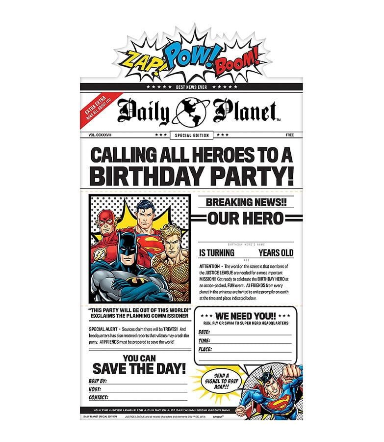 8CT INVITE HEROS UNITE