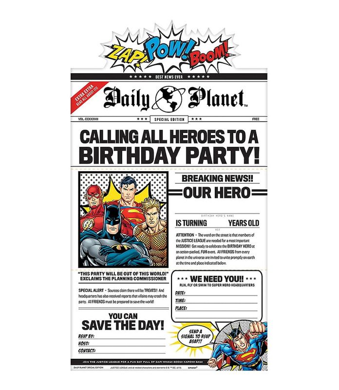 8CT INVITE HEROS UNITE