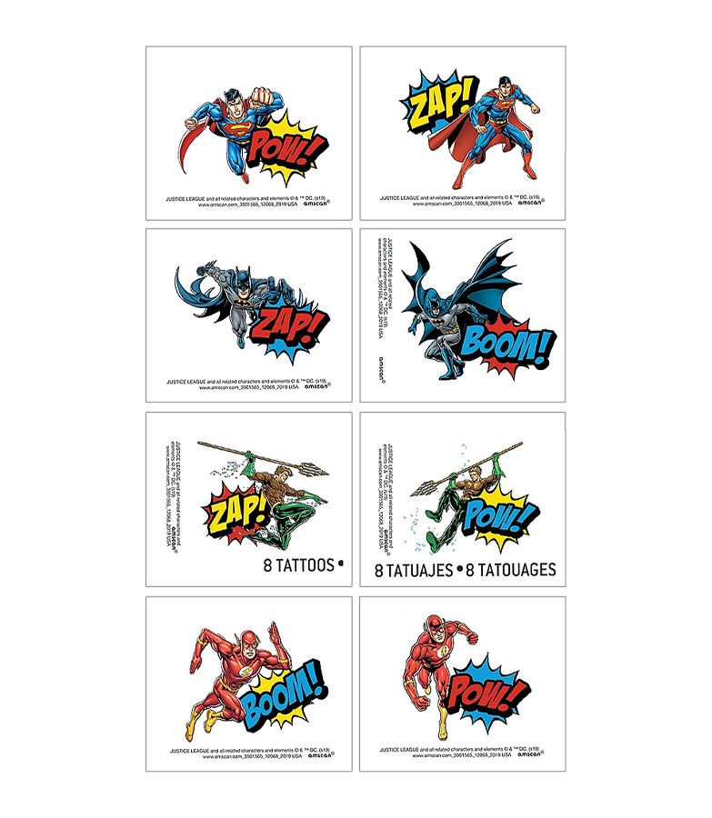 8CT TATOOS HEROS UNITE