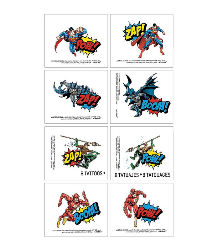 8CT TATOOS HEROS UNITE