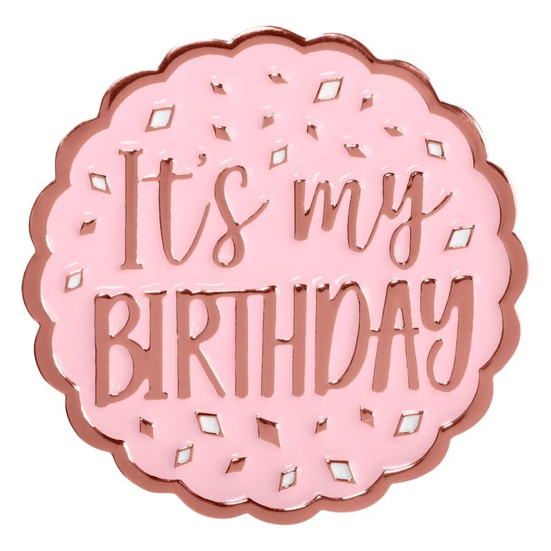 ENAMEL PIN BLUSH BDAY