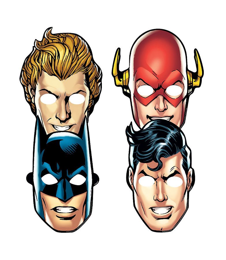 8CT MASKS HEROS UNITE