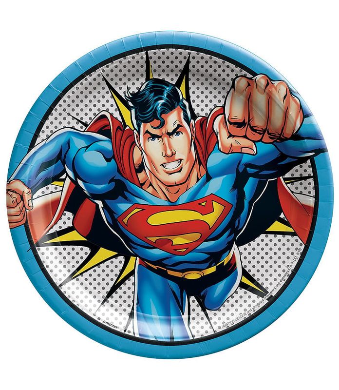 8CT 9IN SUPERMAN HEROS UNITE