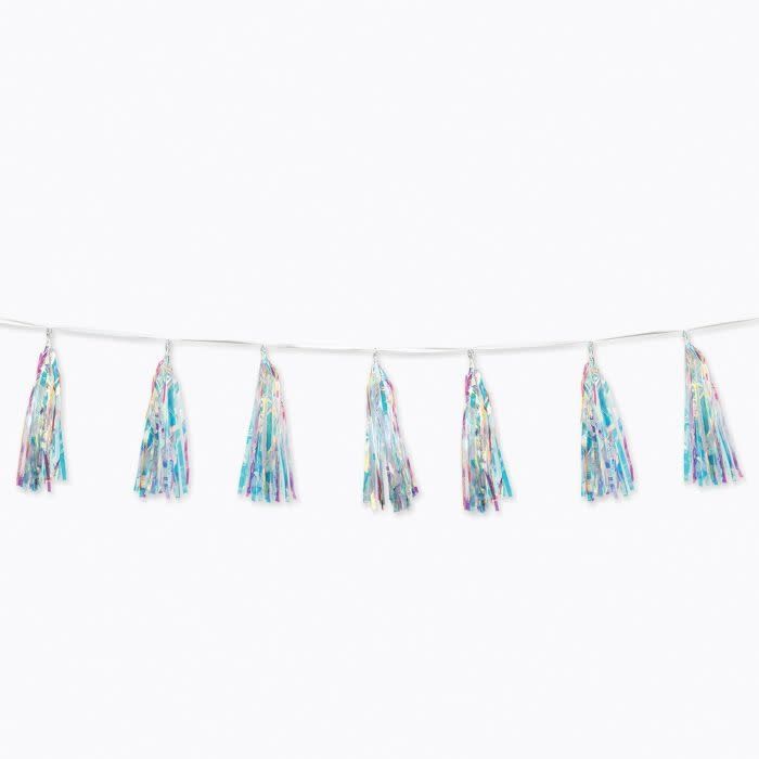 Iridescent Tassel Garland