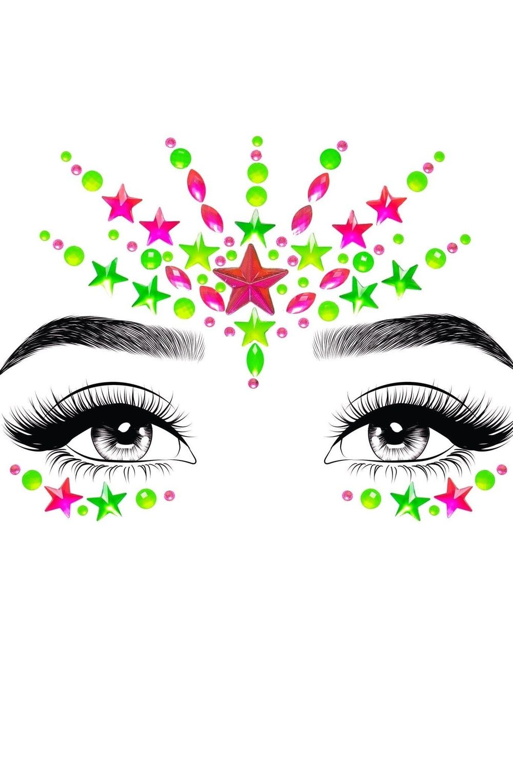 NEON FACE JEWELS