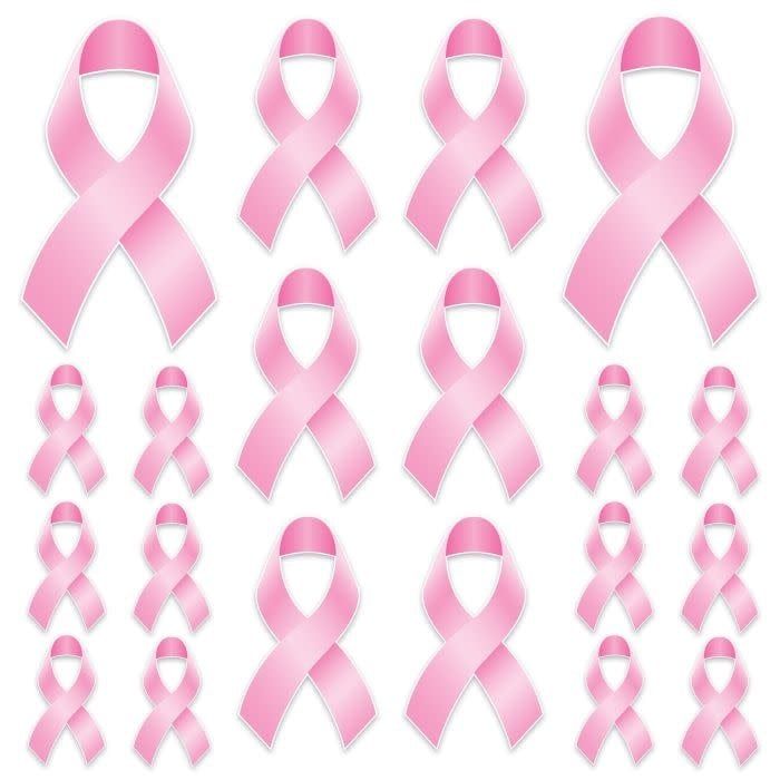 Pink Ribbon Cutouts-20ct