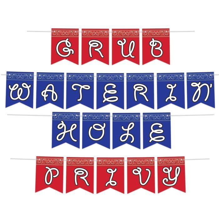 Western Streamer Set-3ct