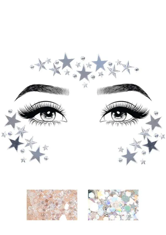 MIRROR STAR FACE JEWELS