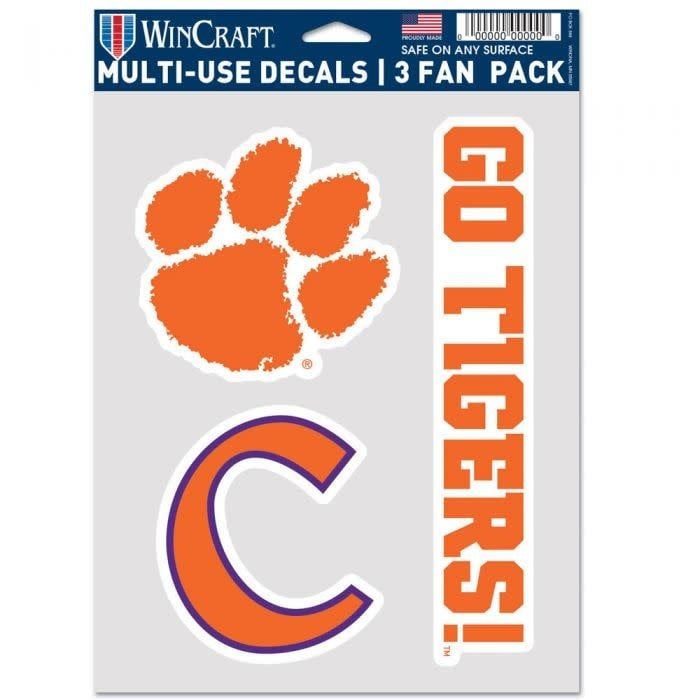 3CT CLEMSON DECAL