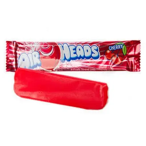36ct AirHeads Taffy Candy Bar, Cherry