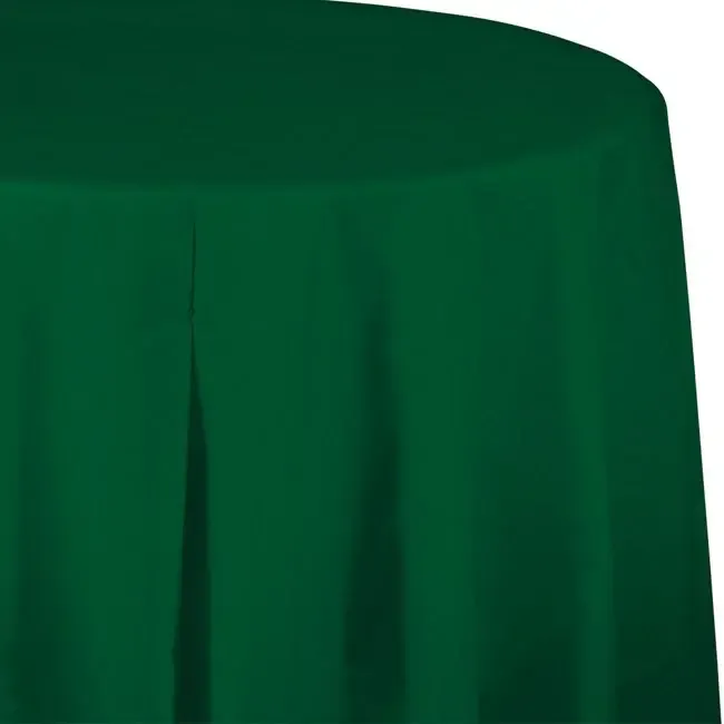 ROUND TABLECOVER HUNTER GREEN