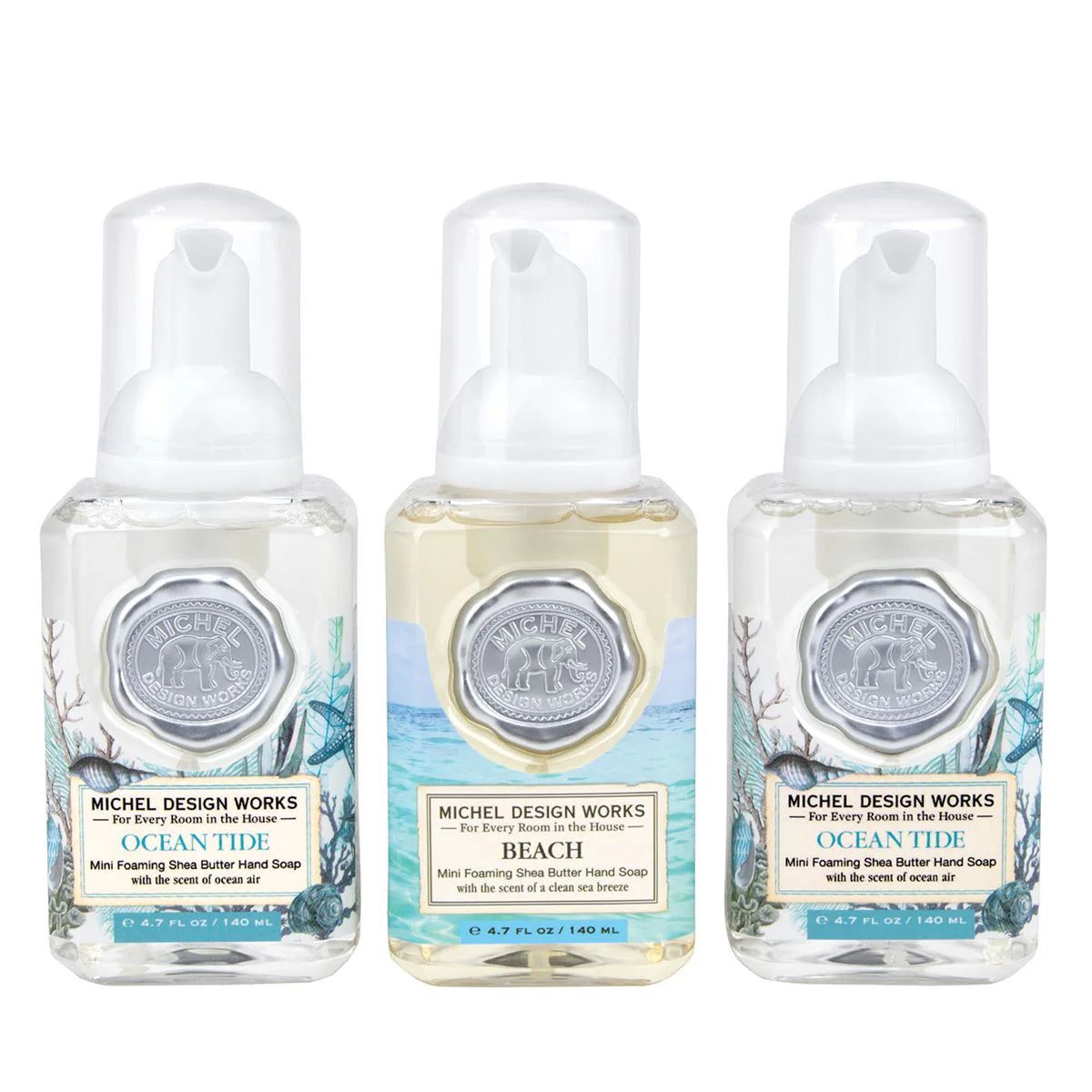 3CT FOAM SOAP OCEAN TIDE, BEACH