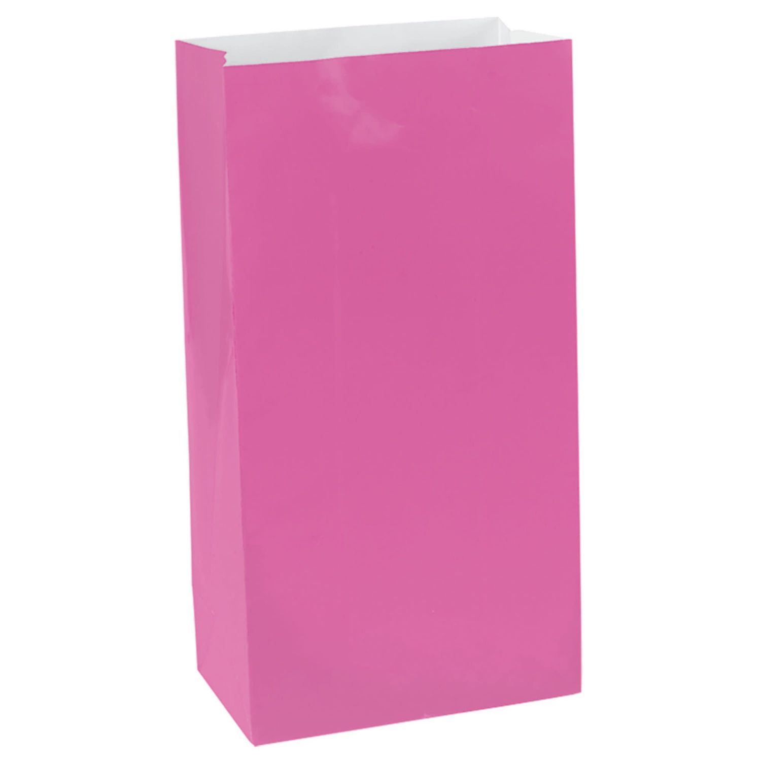 Mini Paper Bag - Bright Pink