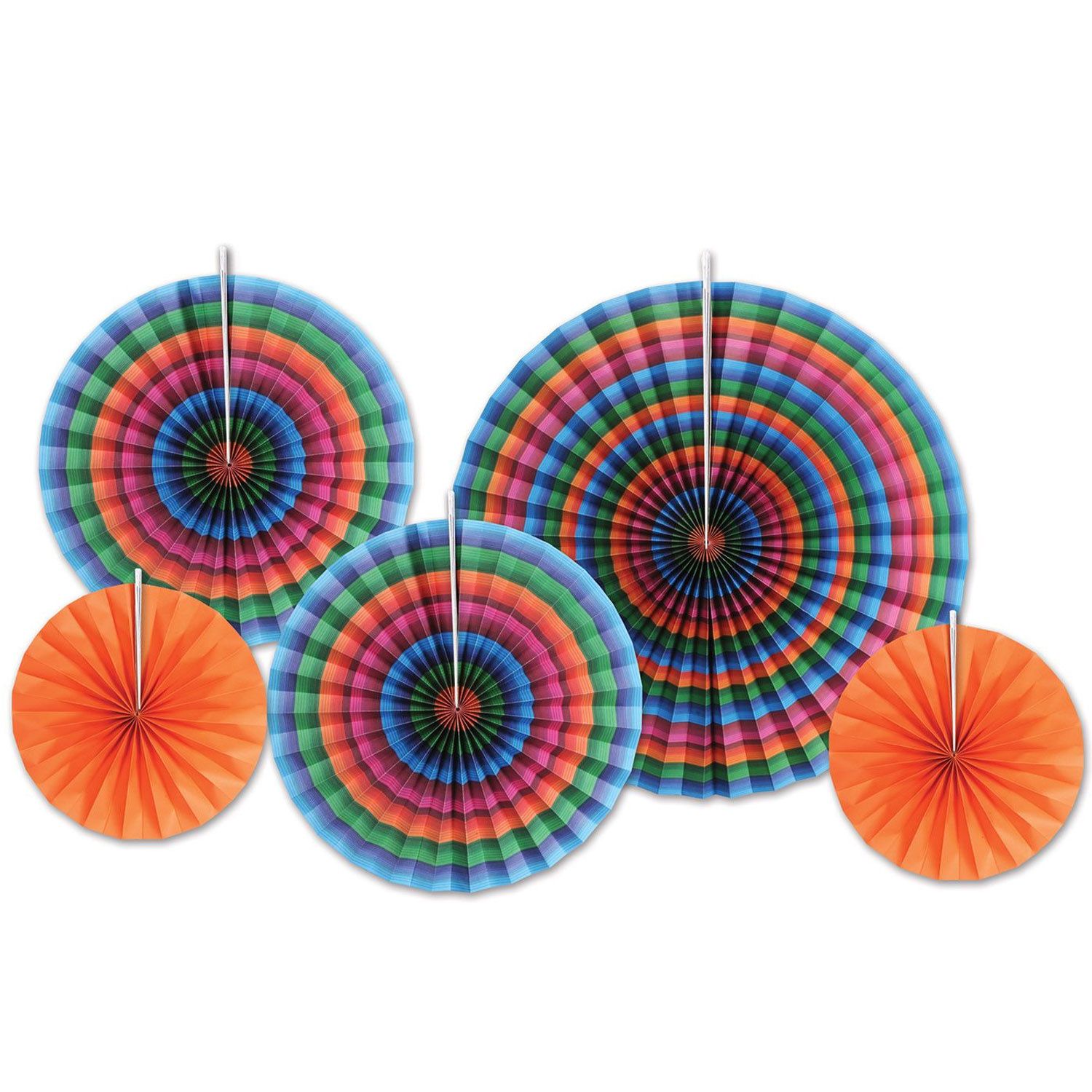 5ct Fiesta Accordion Fans