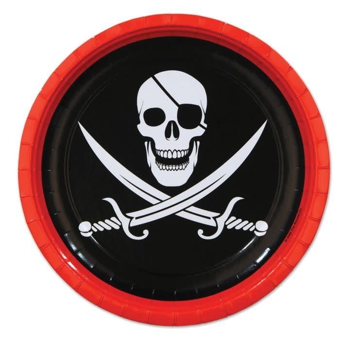 Pirate Plates-9"