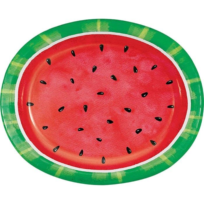 8CT OVAL WATERMELON
