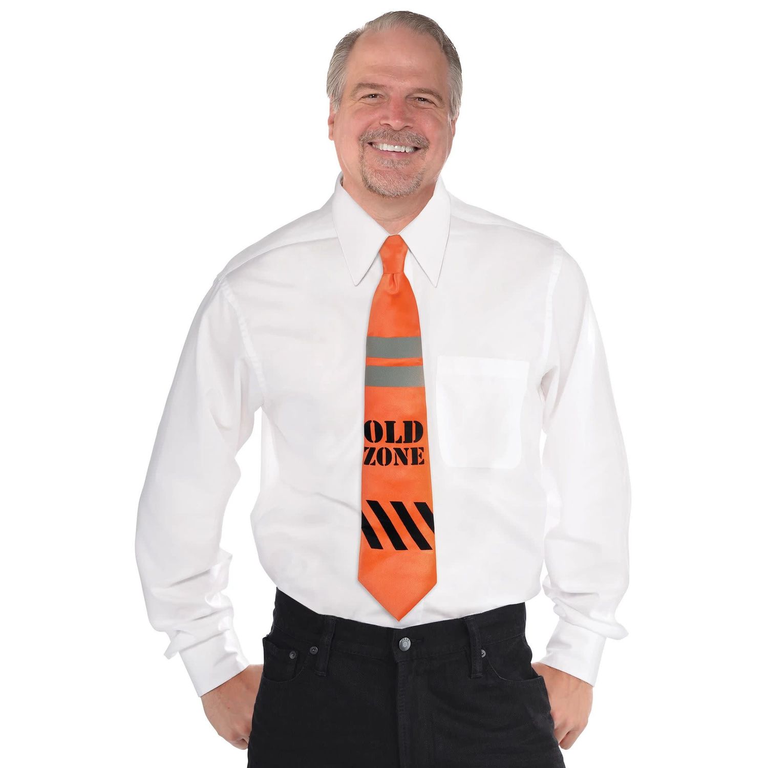 Over the Hill Construction Tape Tie