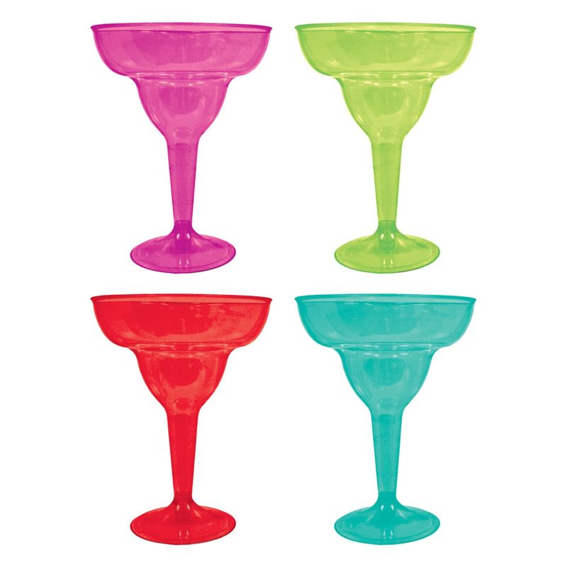 Margarita Glasses - Fiesta Colors
