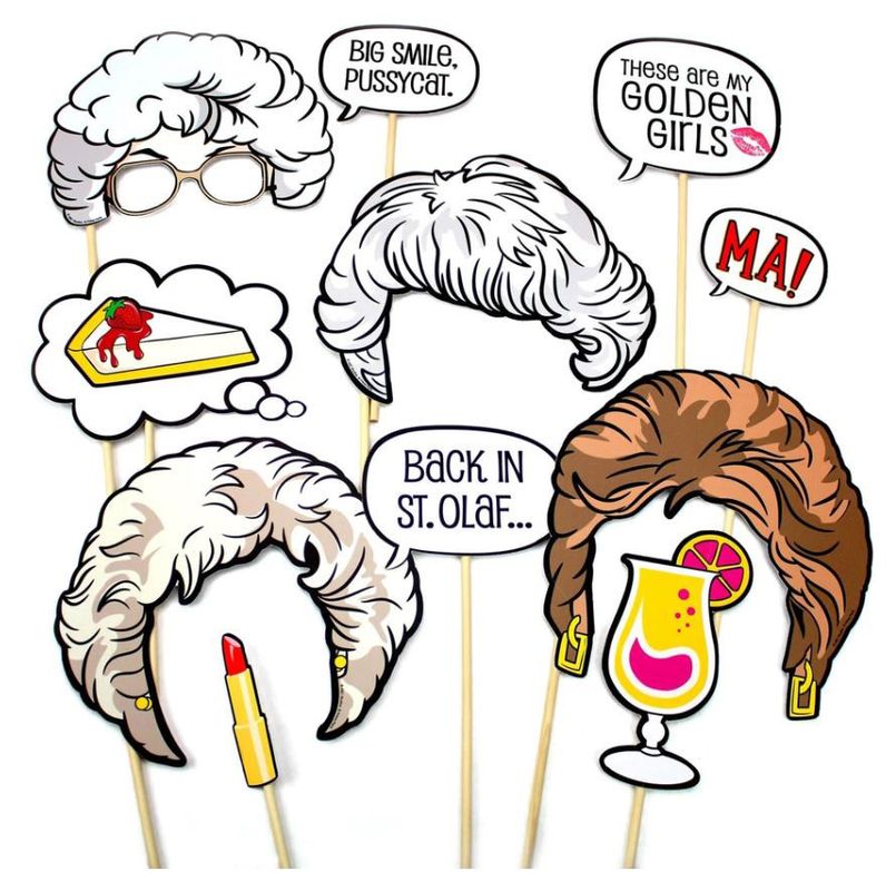 11CT PHOTO PROPS GOLDEN GIRLS