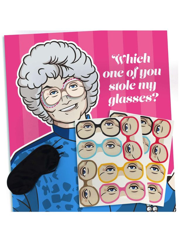 PIN THE GLASSES ON SOPHIA GOLDEN GIRLS