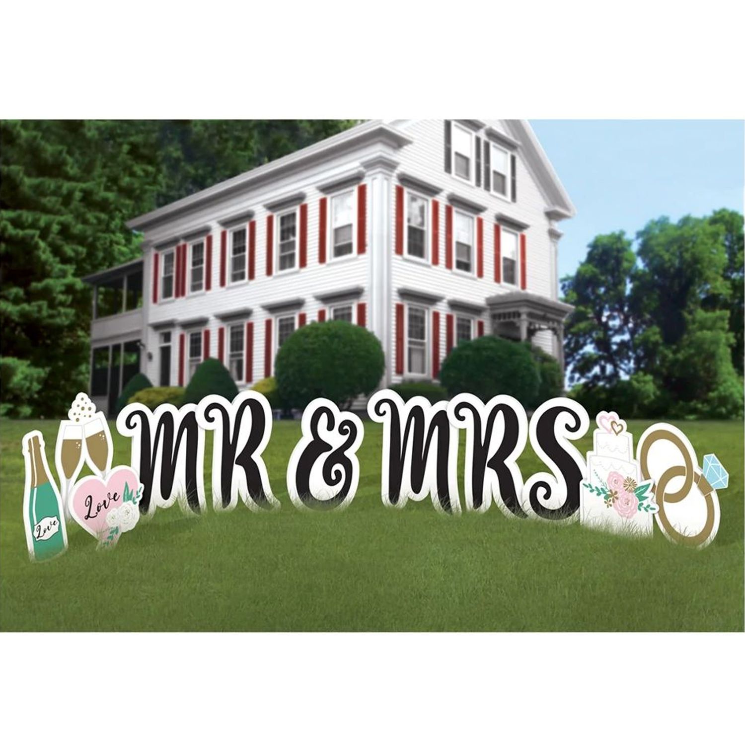 Mr. &amp; Mrs. Yard Signs